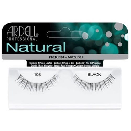 Natural Lashes - 108 Demi Black 